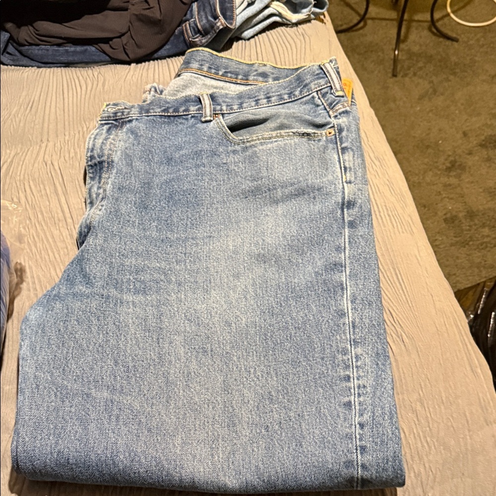 Levi's Light Blue Straight Jeans